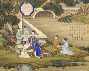 中国 Painting - ション・ビンジェン皇后アンティーク中国